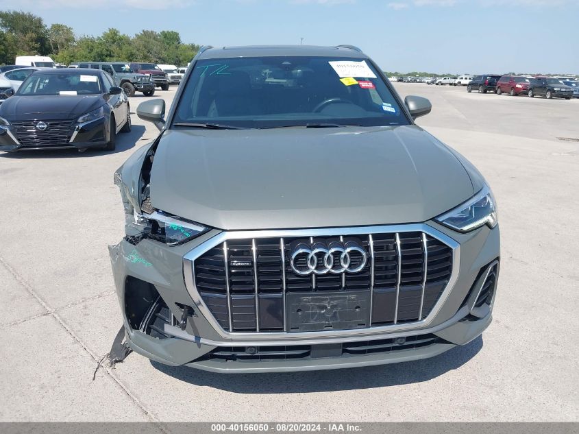 2023 Audi Q3 Premium 45 Tfsi S Line Quattro Tiptronic VIN: WA1DECF39P1039478 Lot: 40156050