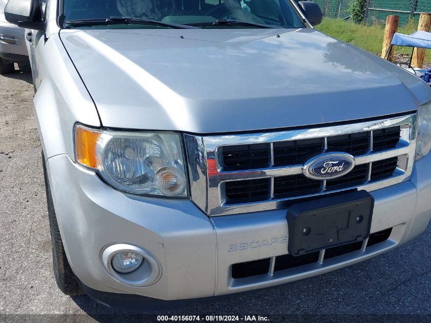 2010 Ford Escape Xlt VIN: 1FMCU9D75AKC22922 Lot: 40156074