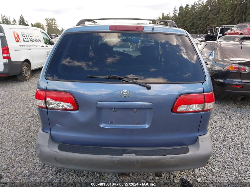 2002 Toyota Sienna Ce VIN: 4T3ZF19C42U441184 Lot: 40156104