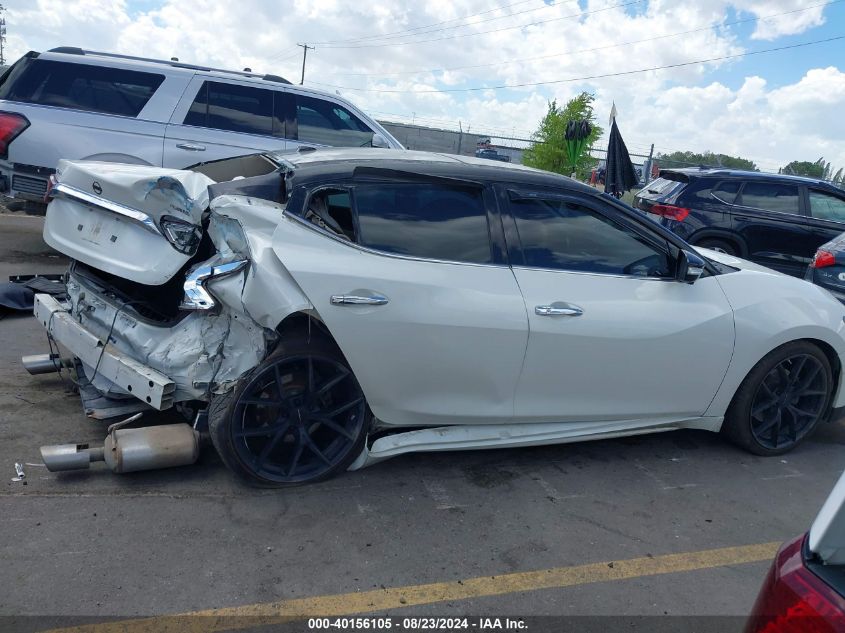 2016 Nissan Maxima 3.5 Platinum VIN: 1N4AA6AP0GC379452 Lot: 40156105