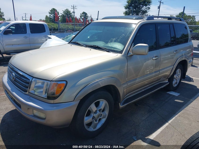 2004 Toyota Land Cruiser VIN: JTEHT05J842056821 Lot: 40156124