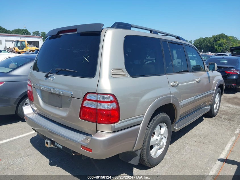 2004 Toyota Land Cruiser VIN: JTEHT05J842056821 Lot: 40156124