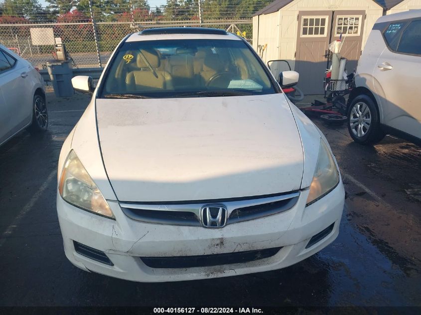 2007 Honda Accord 3.0 Ex VIN: 1HGCM66517A062536 Lot: 40156127