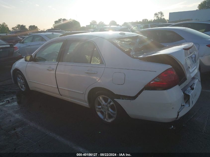 2007 Honda Accord 3.0 Ex VIN: 1HGCM66517A062536 Lot: 40156127