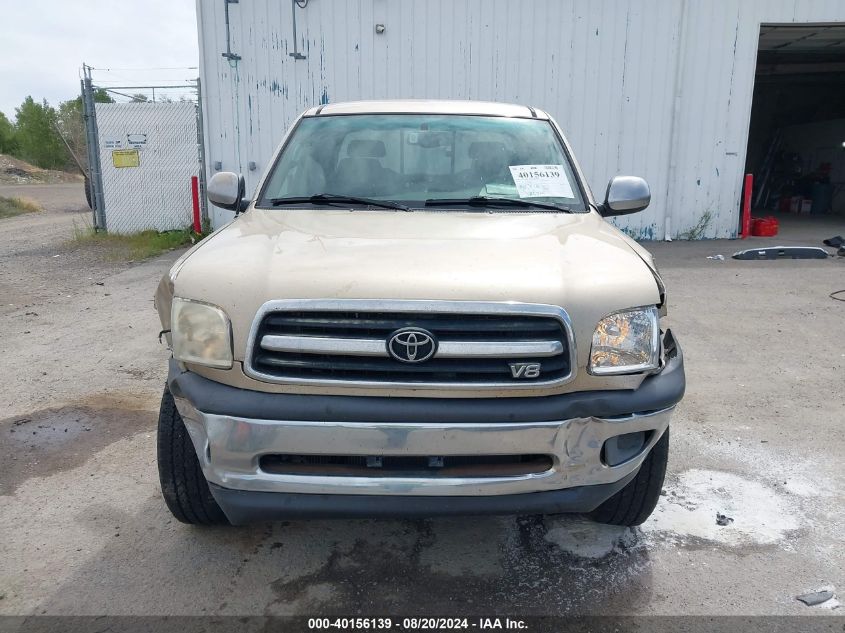 2002 Toyota Tundra Access Cab/Access Cab Sr5 VIN: 5TBBT44132S259813 Lot: 40156139