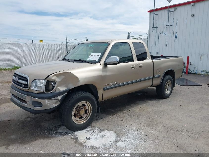 2002 Toyota Tundra Access Cab/Access Cab Sr5 VIN: 5TBBT44132S259813 Lot: 40156139