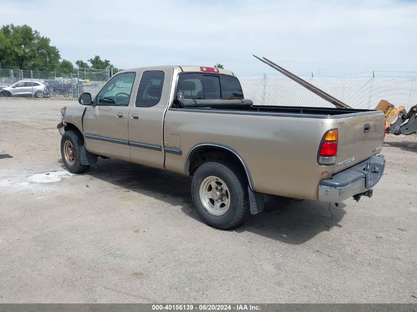 2002 Toyota Tundra Access Cab/Access Cab Sr5 VIN: 5TBBT44132S259813 Lot: 40156139