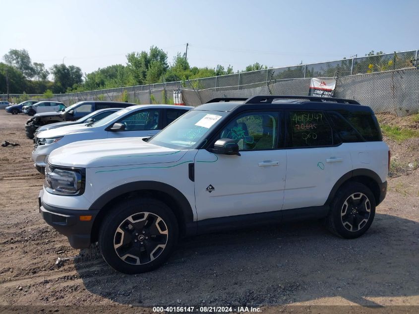 2022 Ford Bronco Sport Outer Banks VIN: 3FMCR9C63NRE29157 Lot: 40156147