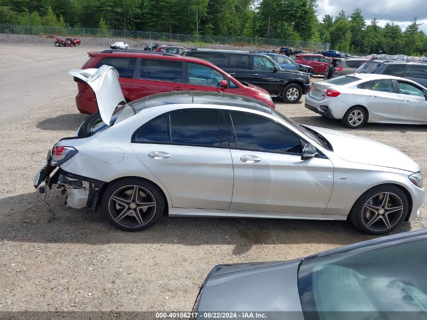 2016 Mercedes-Benz C 450 Amg 4Matic VIN: 55SWF6EB5GU124281 Lot: 40156217