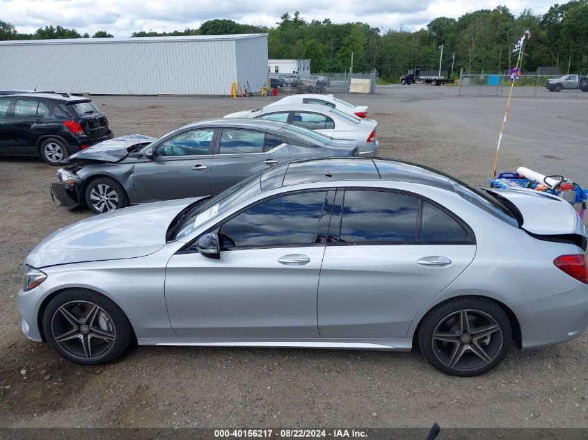 2016 Mercedes-Benz C 450 Amg 4Matic VIN: 55SWF6EB5GU124281 Lot: 40156217