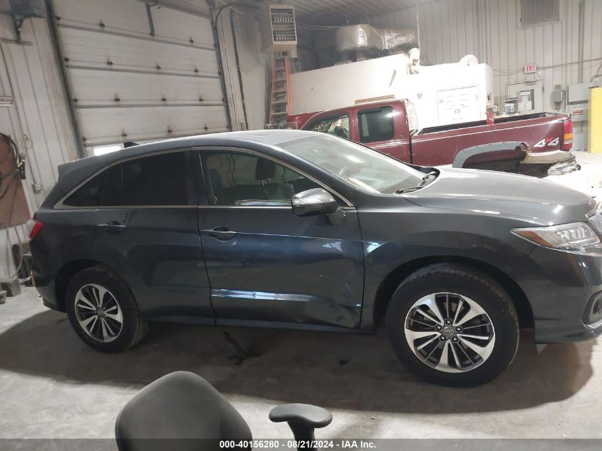 2016 Acura Rdx Advance VIN: 5J8TB4H76GL011210 Lot: 40156280