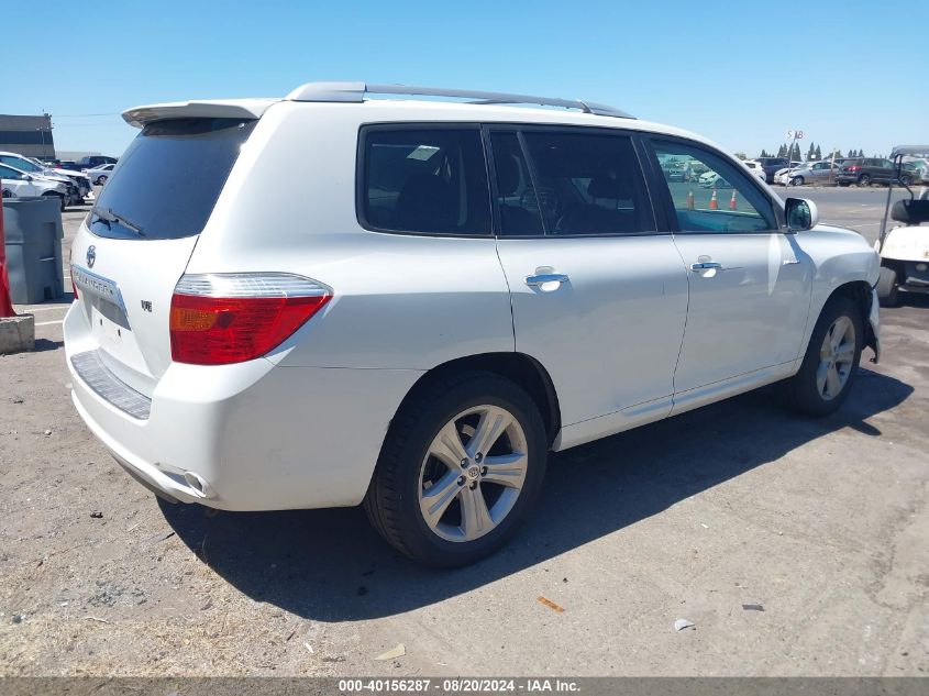 2008 Toyota Highlander Limited VIN: JTEDS42A682043875 Lot: 40156287