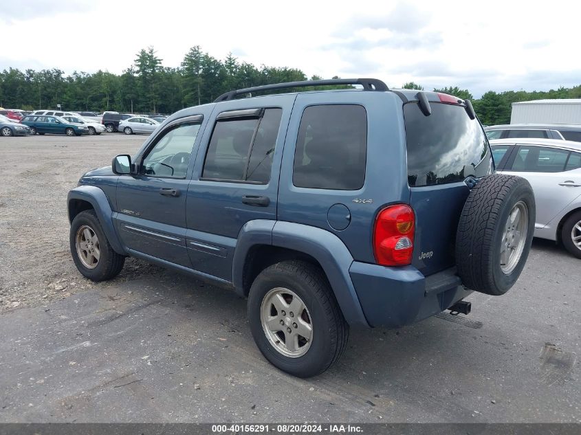 2002 Jeep Liberty Limited VIN: 1J8GL58K82W183598 Lot: 40156291