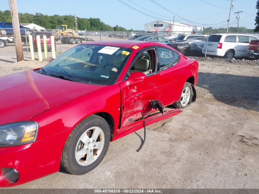 2006 Pontiac Grand Prix VIN: 2G2WP552X61295865 Lot: 40156318