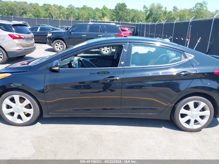 2013 Hyundai Elantra Limited VIN: 5NPDH4AEXDH378797 Lot: 40156333