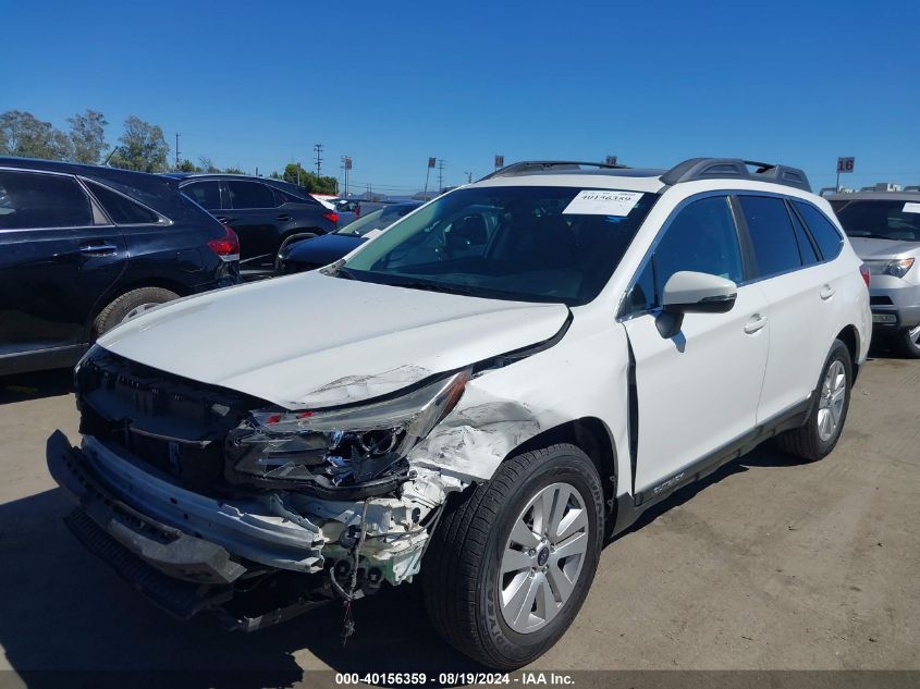 2019 Subaru Outback 2.5I Premium VIN: 4S4BSAHC9K3332359 Lot: 40156359