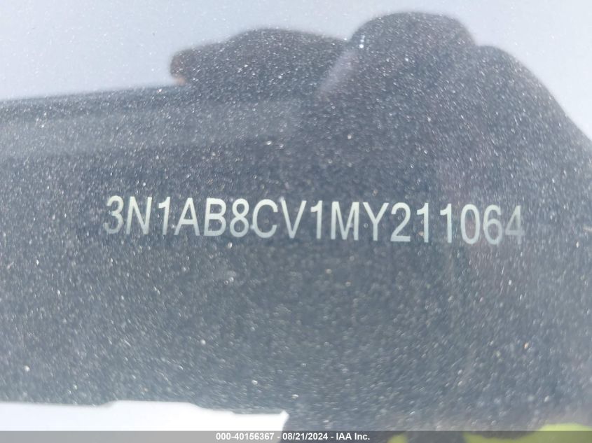 2021 Nissan Sentra Sv VIN: 3N1AB8CV1MY211064 Lot: 40156367