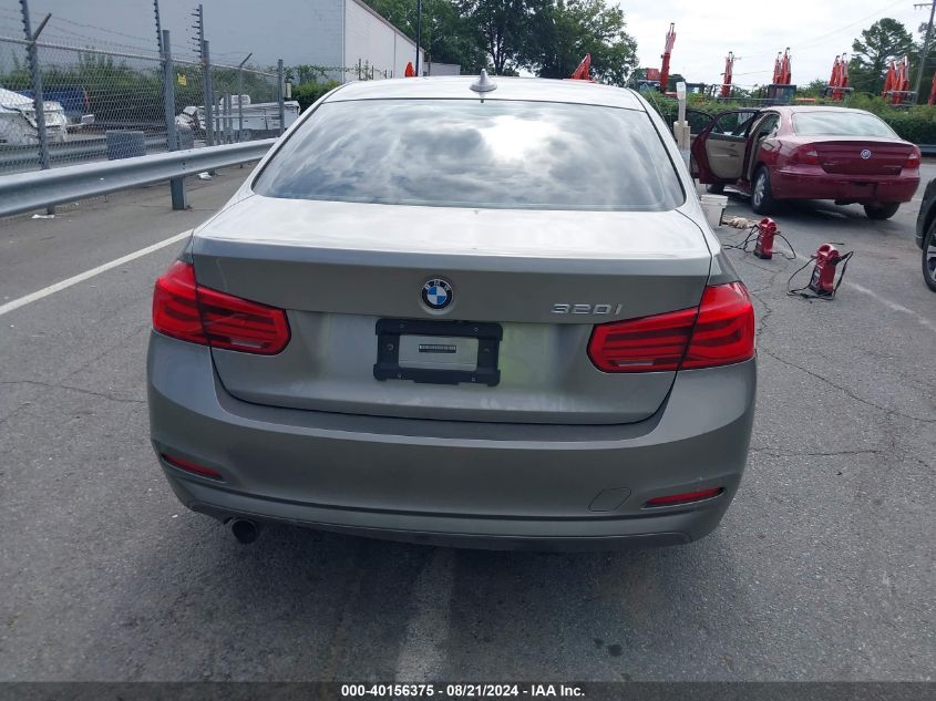 2018 BMW 320 I VIN: WBA8E1G53JNU92035 Lot: 40156375