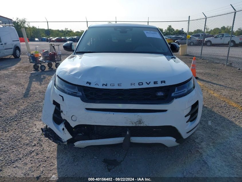 2022 Land Rover Range Rover Evoque R-Dynamic Se VIN: SALZL2FX9NH172902 Lot: 40156402