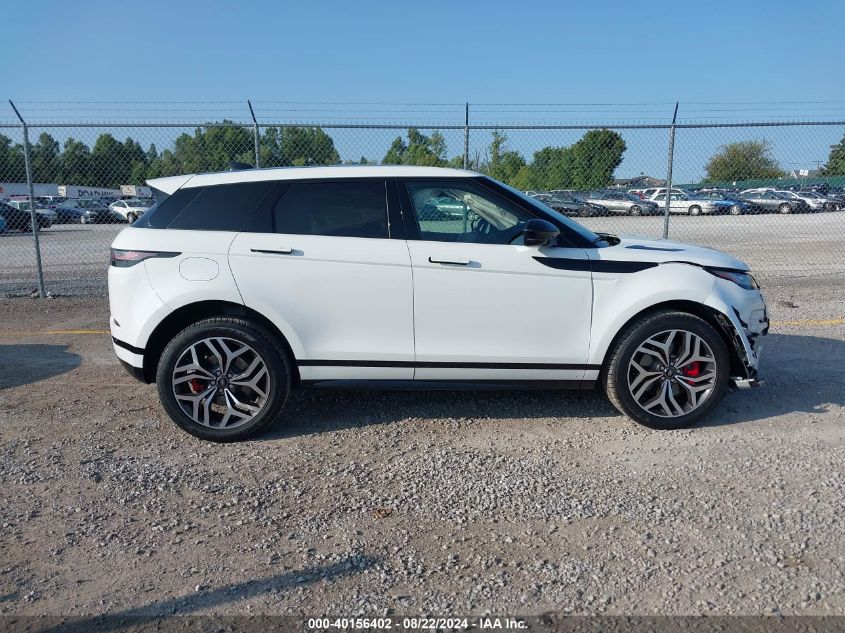 2022 Land Rover Range Rover Evoque R-Dynamic Se VIN: SALZL2FX9NH172902 Lot: 40156402