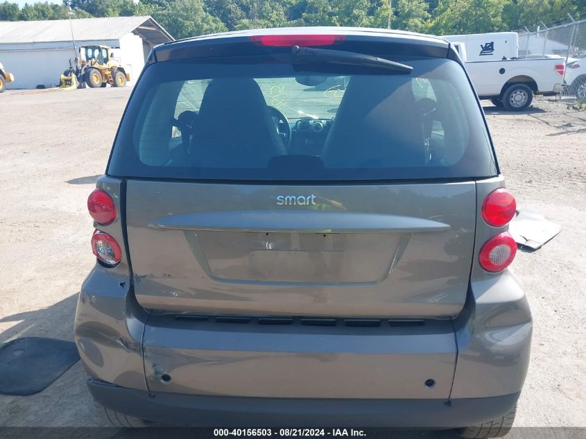 2012 Smart Fortwo Pure/Passion VIN: WMEEJ3BA5CK535832 Lot: 40156503