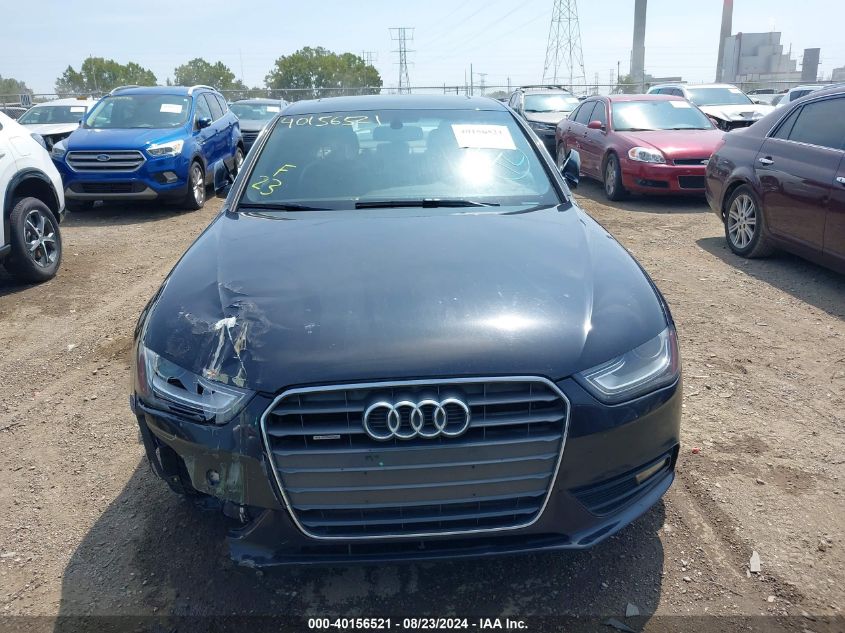 2013 Audi A4 2.0T Premium VIN: WAUFFAFL7DN008117 Lot: 40156521