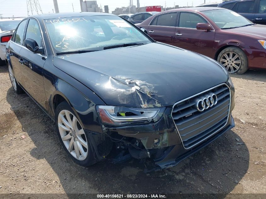 2013 Audi A4 2.0T Premium VIN: WAUFFAFL7DN008117 Lot: 40156521