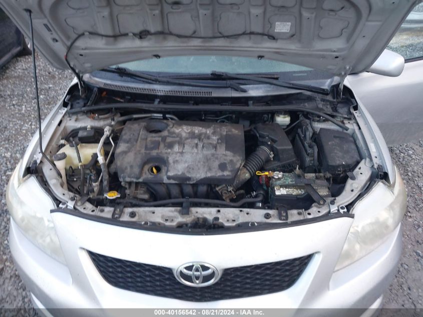 2010 Toyota Corolla Le VIN: 1NXBU4EE2AZ361518 Lot: 40156542