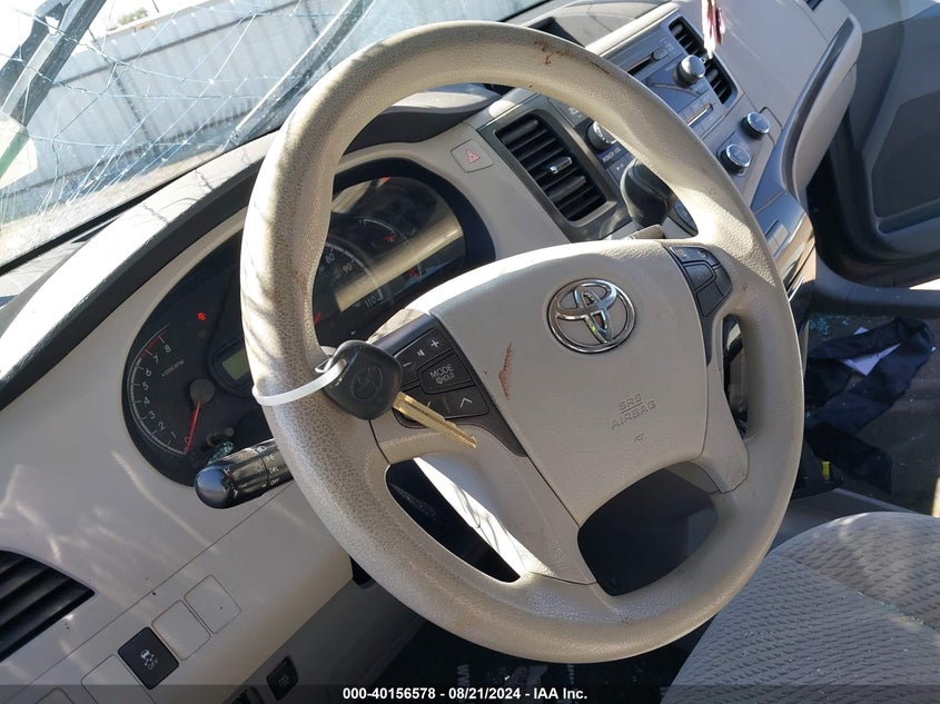 2012 Toyota Sienna Le V6 8 Passenger VIN: 5TDKK3DCXCS223950 Lot: 40156578