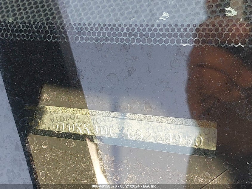 2012 Toyota Sienna Le V6 8 Passenger VIN: 5TDKK3DCXCS223950 Lot: 40156578