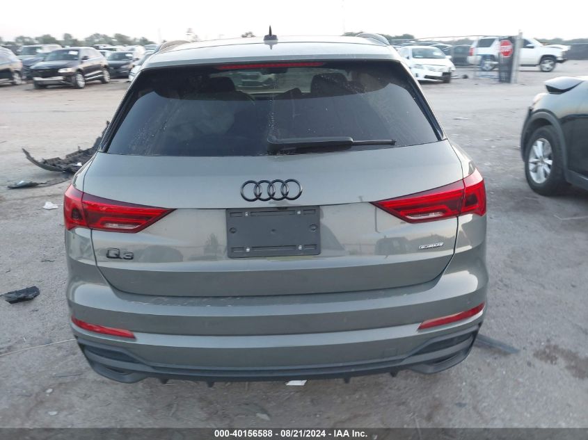 2023 Audi Q3 Premium Plus 45 Tfsi S Line Quattro Tiptronic VIN: WA1EECF3XP1035380 Lot: 40156588