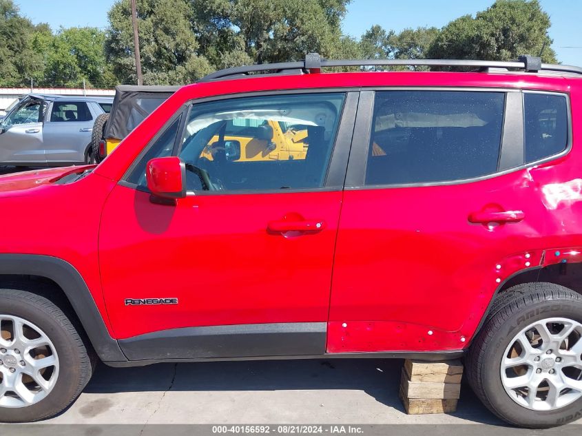 2018 Jeep Renegade Latitude VIN: ZACCJABB8JPH70750 Lot: 40156592