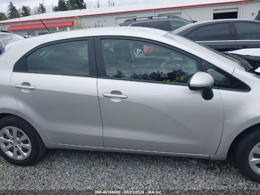 2012 Kia Rio5 Lx VIN: KNADM5A36C6037676 Lot: 40156600