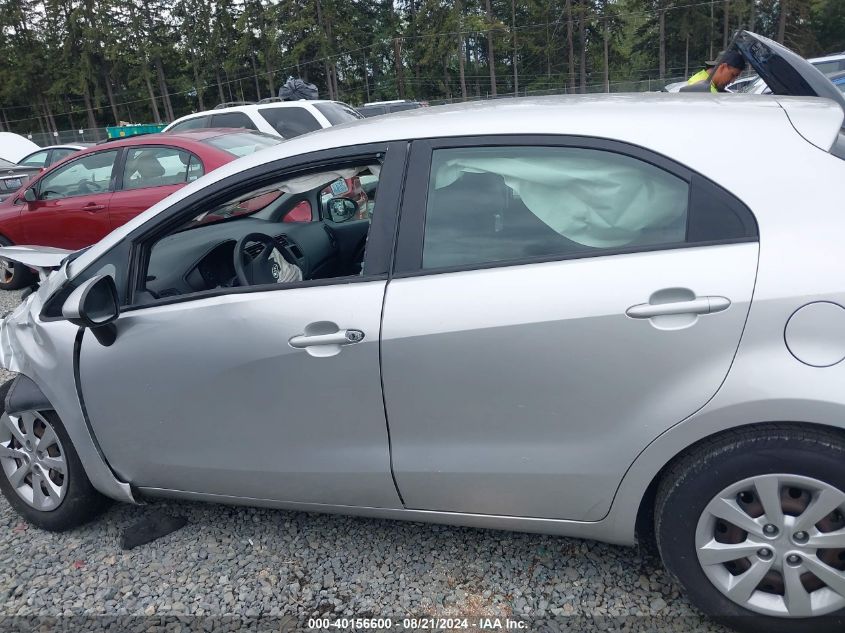 2012 Kia Rio5 Lx VIN: KNADM5A36C6037676 Lot: 40156600