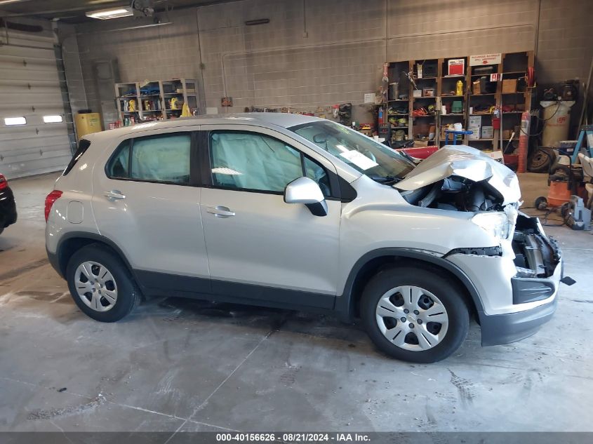 2016 Chevrolet Trax Ls VIN: 3GNCJKSB4GL277999 Lot: 40156626