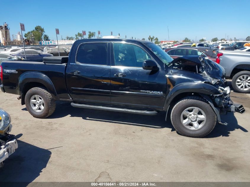 2006 Toyota Tundra Double Cab Limited VIN: 5TBET381X6S501360 Lot: 40156641