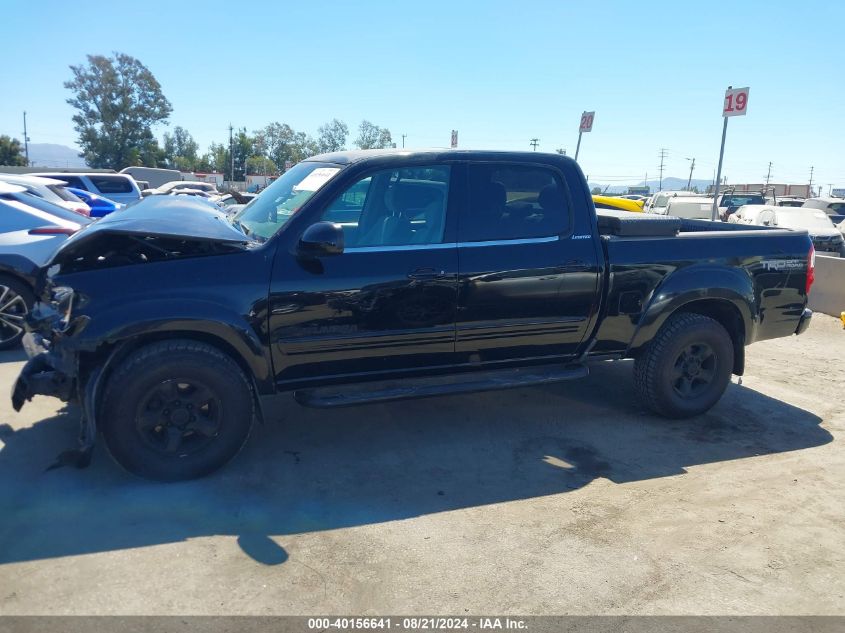 2006 Toyota Tundra Double Cab Limited VIN: 5TBET381X6S501360 Lot: 40156641