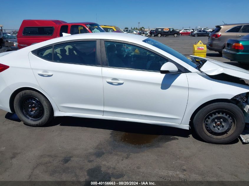 2018 HYUNDAI ELANTRA VIN: 5NPD74LF6JH374315