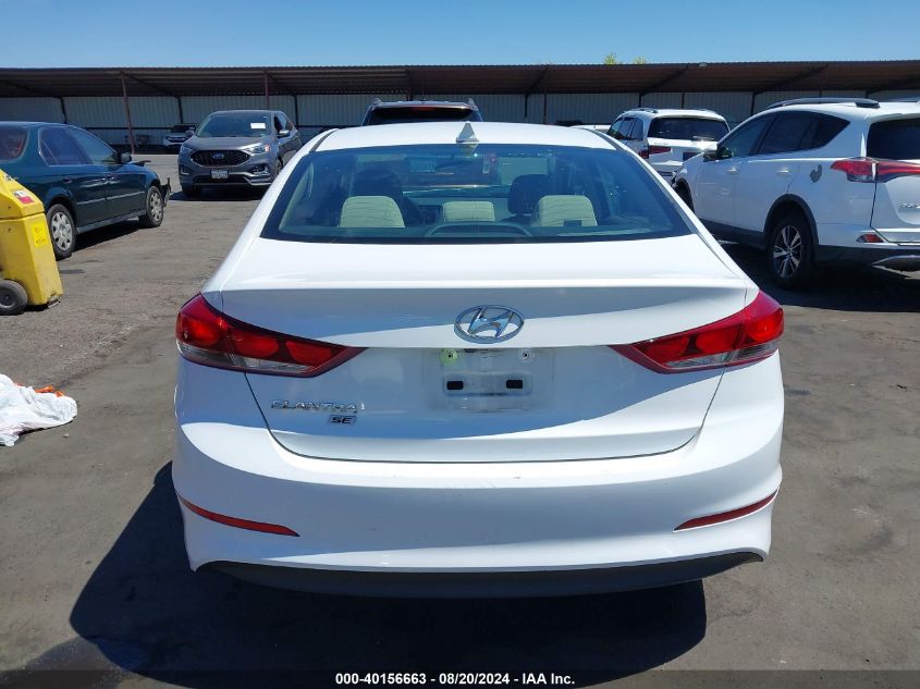 2018 Hyundai Elantra Se VIN: 5NPD74LF6JH374315 Lot: 40156663