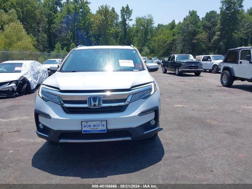 2020 Honda Pilot Awd Elite VIN: 5FNYF6H00LB062870 Lot: 40156666