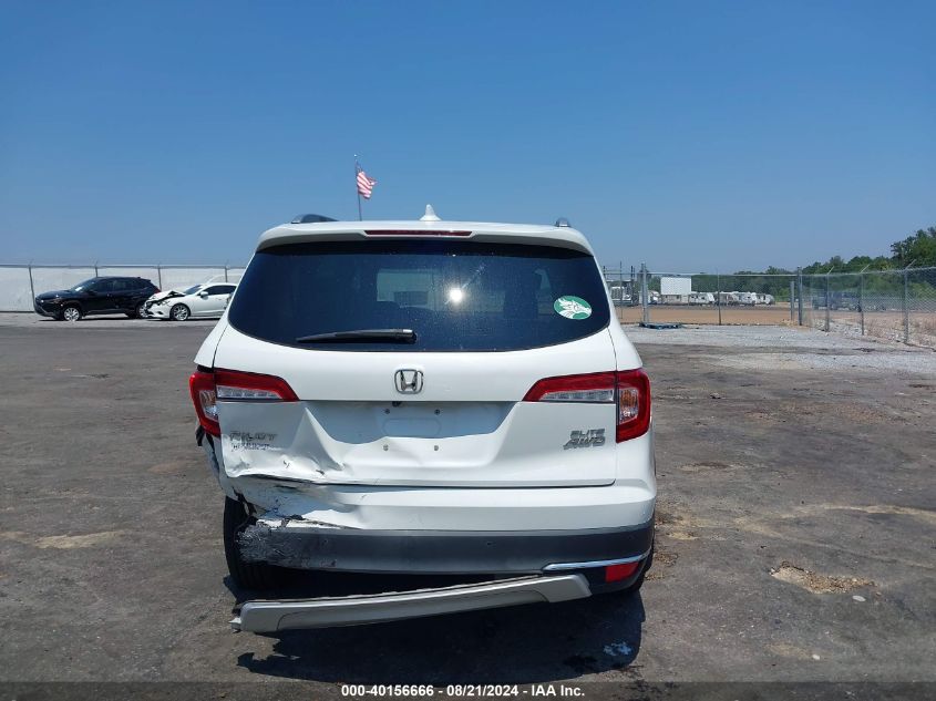 2020 Honda Pilot Awd Elite VIN: 5FNYF6H00LB062870 Lot: 40156666