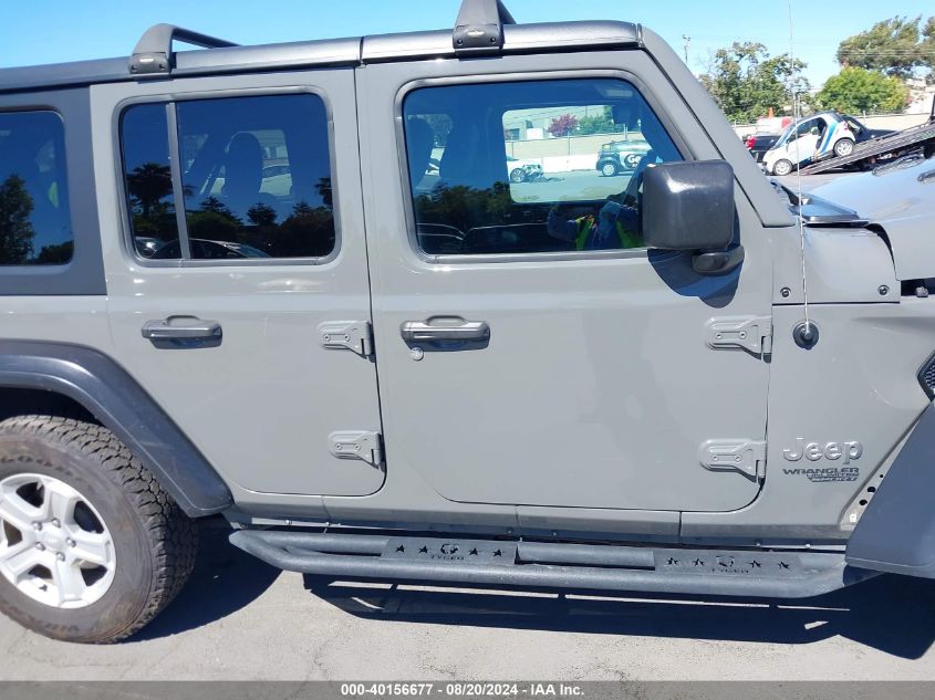 2019 Jeep Wrangler Unlimited Sport S 4X4 VIN: 1C4HJXDN7KW638082 Lot: 40156677