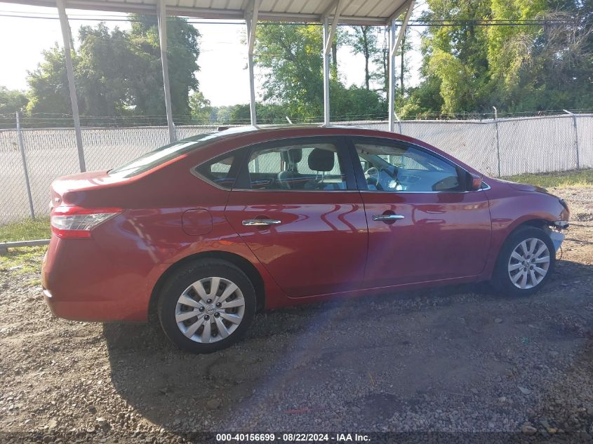 2015 Nissan Sentra Fe+ S/S/Sl/Sr/Sv VIN: 3N1AB7AP7FL664149 Lot: 40156699