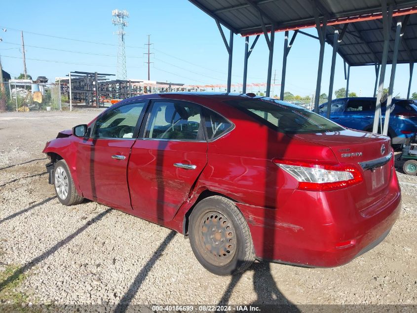 2015 Nissan Sentra Fe+ S/S/Sl/Sr/Sv VIN: 3N1AB7AP7FL664149 Lot: 40156699