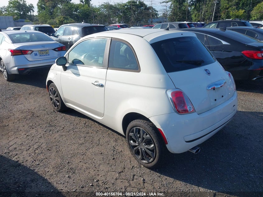 2013 Fiat 500 Pop VIN: 3C3CFFAR5DT738286 Lot: 40156704