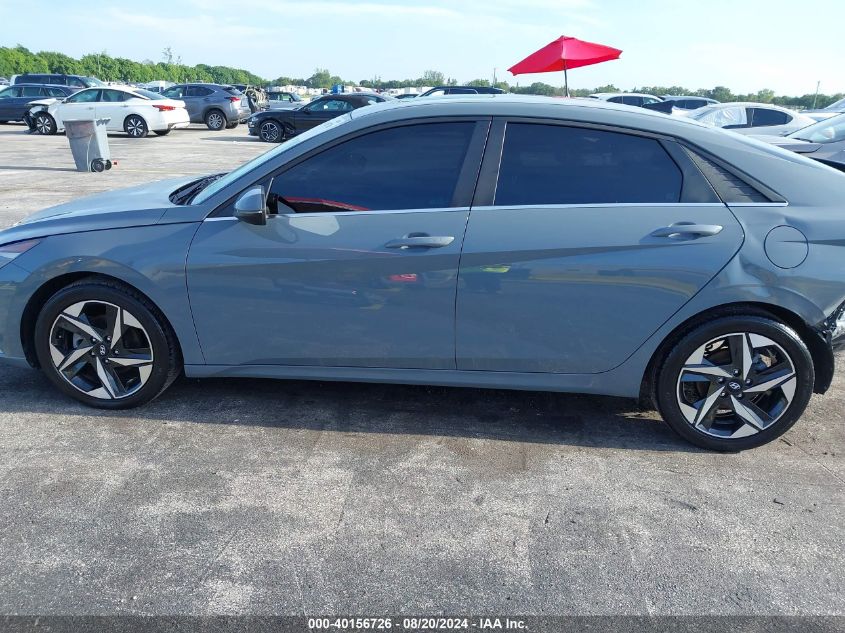 2022 Hyundai Elantra Sel VIN: KMHLN4AG3NU329773 Lot: 40156726