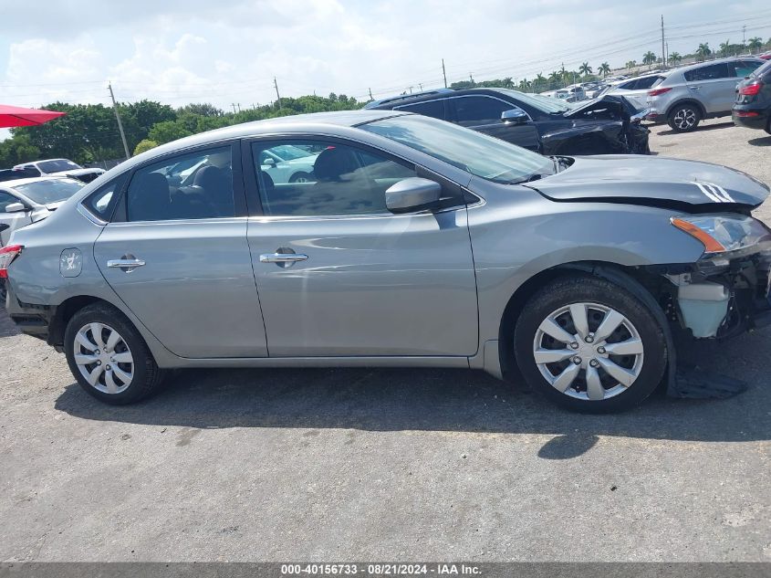 2013 Nissan Sentra S/Sv/Sr/Sl VIN: 3N1AB7AP8DL791487 Lot: 40156733