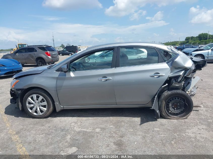 2013 Nissan Sentra S/Sv/Sr/Sl VIN: 3N1AB7AP8DL791487 Lot: 40156733