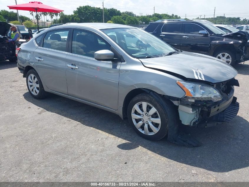 2013 Nissan Sentra S/Sv/Sr/Sl VIN: 3N1AB7AP8DL791487 Lot: 40156733