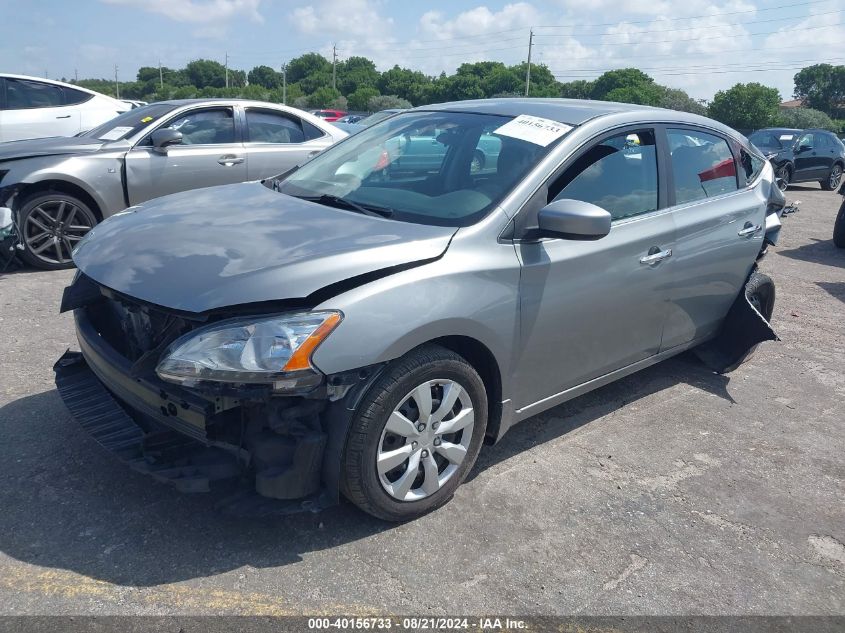 2013 Nissan Sentra S/Sv/Sr/Sl VIN: 3N1AB7AP8DL791487 Lot: 40156733